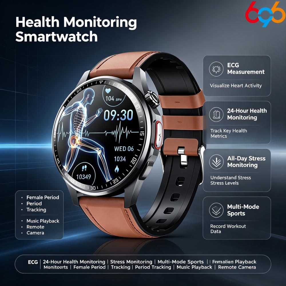 Fall Detection Watch - Smartwatch per uomo e donna, display